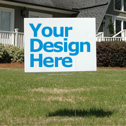 custom yard sign design